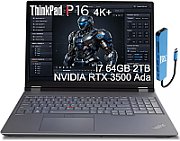 Laptop Lenovo ThinkPad P16 Gen 3 21RQ0009RI, 16 inch 1920 x 1200, Intel Core ultra 7 265HX (20 C / 20 T, 2.3 GHz - 5.3 GHz, 30 MB cache, N/A), 64 GB DDR5, 1 TB SSD, Nvidia RTX PRO 2000, Windows 11 Pro, Tastatura Romanian / English, Black
