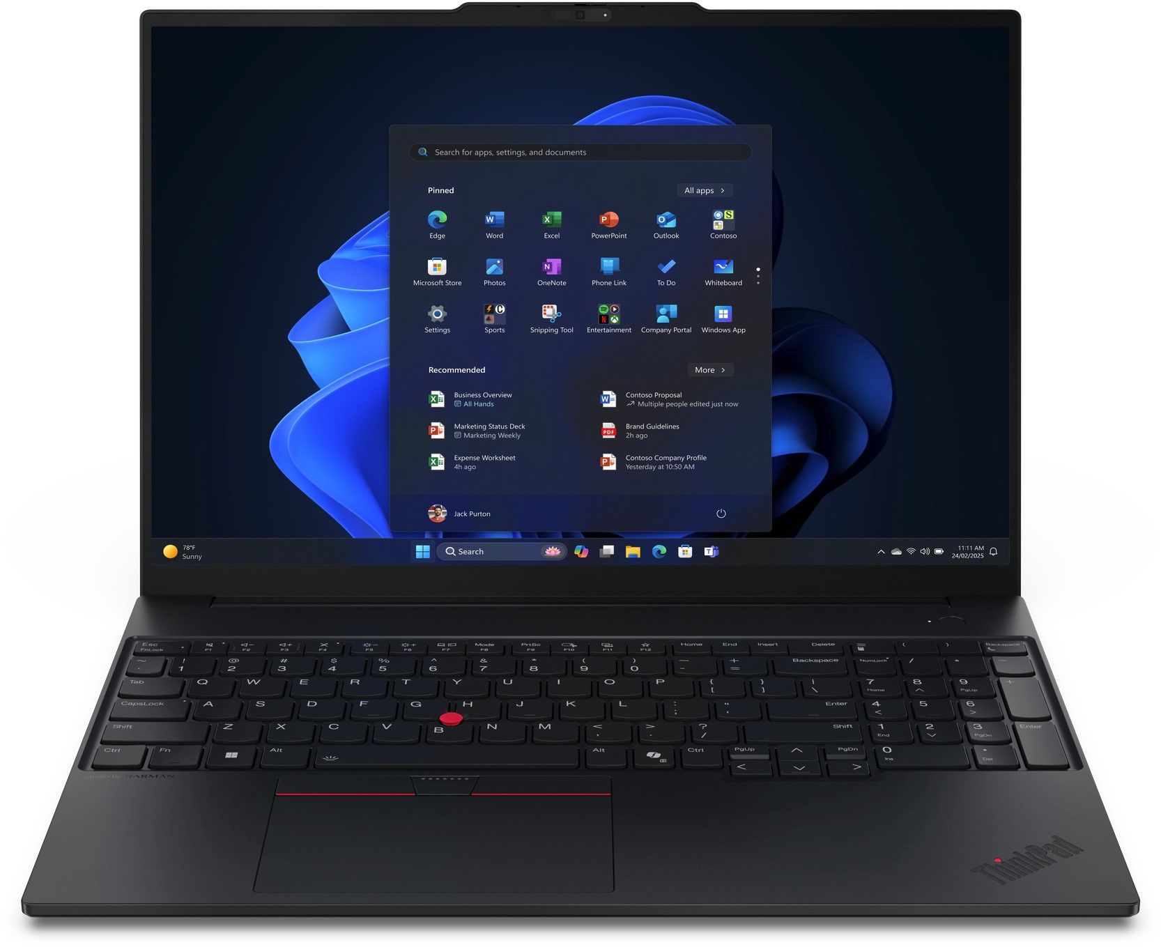 Laptop Lenovo ThinkPad E16 Gen 3 22AY004XGE, 16 inch 2560 x 1600, Intel 228V (8 C / 8 T, 2.1 GHz - 4.5 GHz, 8 MB cache), 32 GB LPDDR5X, 1 TB SSD, Intel Graphics, Windows 11 Pro