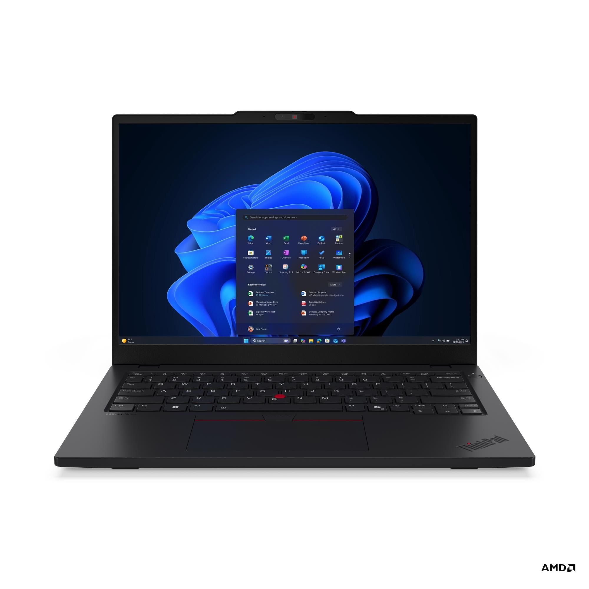 Laptop Lenovo ThinkPad L13 Gen 6 21RB000VCK, 13.3 inch 1920 x 1200, AMD Ryzen 7 250 (8 C / 16 T, 3.30 GHz - 5.10 GHz, 16 MB cache, 28 W), 32 GB LPDDR5x, 1 TB SSD, AMD Radeon 780M, Windows 11 Pro, Tastatura Czech / Slovak, Negru