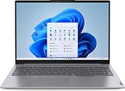 Laptop Lenovo ThinkBook 16 G7 ARP 21MW0081MH, 16 inch 1920 x 1200, AMD Ryzen 5 7535HS (6 C / 12 T, 3.3 GHZ - 4.55 GHz, 16 MB cache, 12 W), 16 GB DDR5, 512 GB SSD, AMD Radeon Graphics, Windows 11 Pro, Tastatura English, Gri