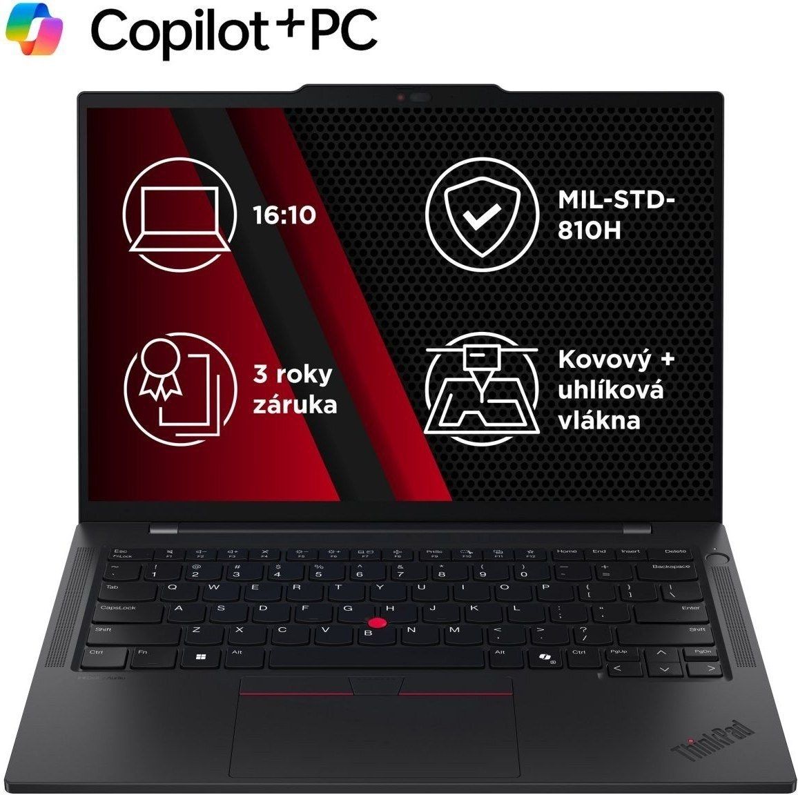 Laptop Lenovo ThinkPad T14s Gen 6 21QX00GUCK, 14 inch 1920 x 1200, Intel Core ultra 7 258V (8 C / 8 T, 2.2 GHz - 4.8 GHz, 12 MB cache, 37 W), 32 GB LPDDR5X, 1 TB SSD, Intel Graphics, Windows 11 Pro, Tastatura US, Negru