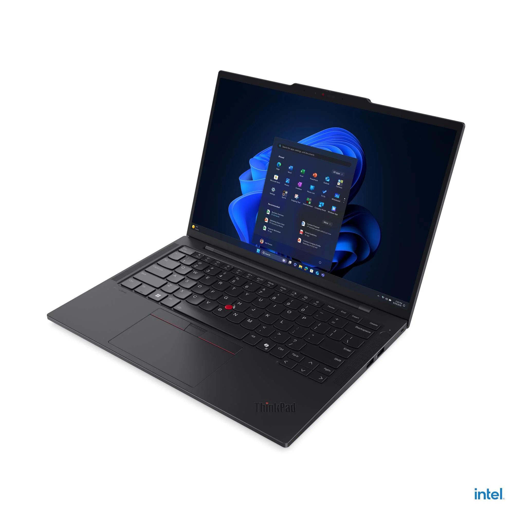 Laptop Lenovo ThinkPad T14s Gen 6 21R1005NIX, 14 inch 1920 x 1200, Intel Core ultra 7 255U (12 C / 14 T, 1.7 GHz - 4.8 GHz, 12 MB cache, 15 W), 16 GB LPDDR5x, 512 GB SSD, Intel Intel Graphics, Windows 11 Pro, Tastatura US International, Negru