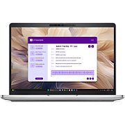 Laptop Dell Pro 13 Plus PB13250, 13.3 inch 1920 x 1200, Intel Core ultra 7 266V (8 C / 8 T, 2.2 GHz - 5.0 GHz, 12 MB cache, 28 W), 16 GB DDR5, 512 GB SSD, Intel 140V, Windows 11 Pro, Tastatura US, Argintiu
