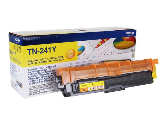 Cartus toner Brother TN241Y ,Galben ,1400 pagini ,Original (TN241Y) 