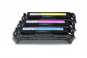 Cartus toner HP CF373AM ,Color ,3 x 1400 pagini ,Original (125A) 