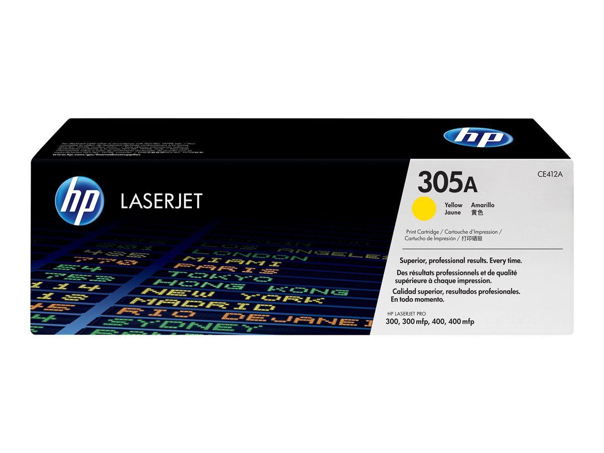 Cartus toner HP CE412A ,Galben ,2600 pagini ,Original (305A) 