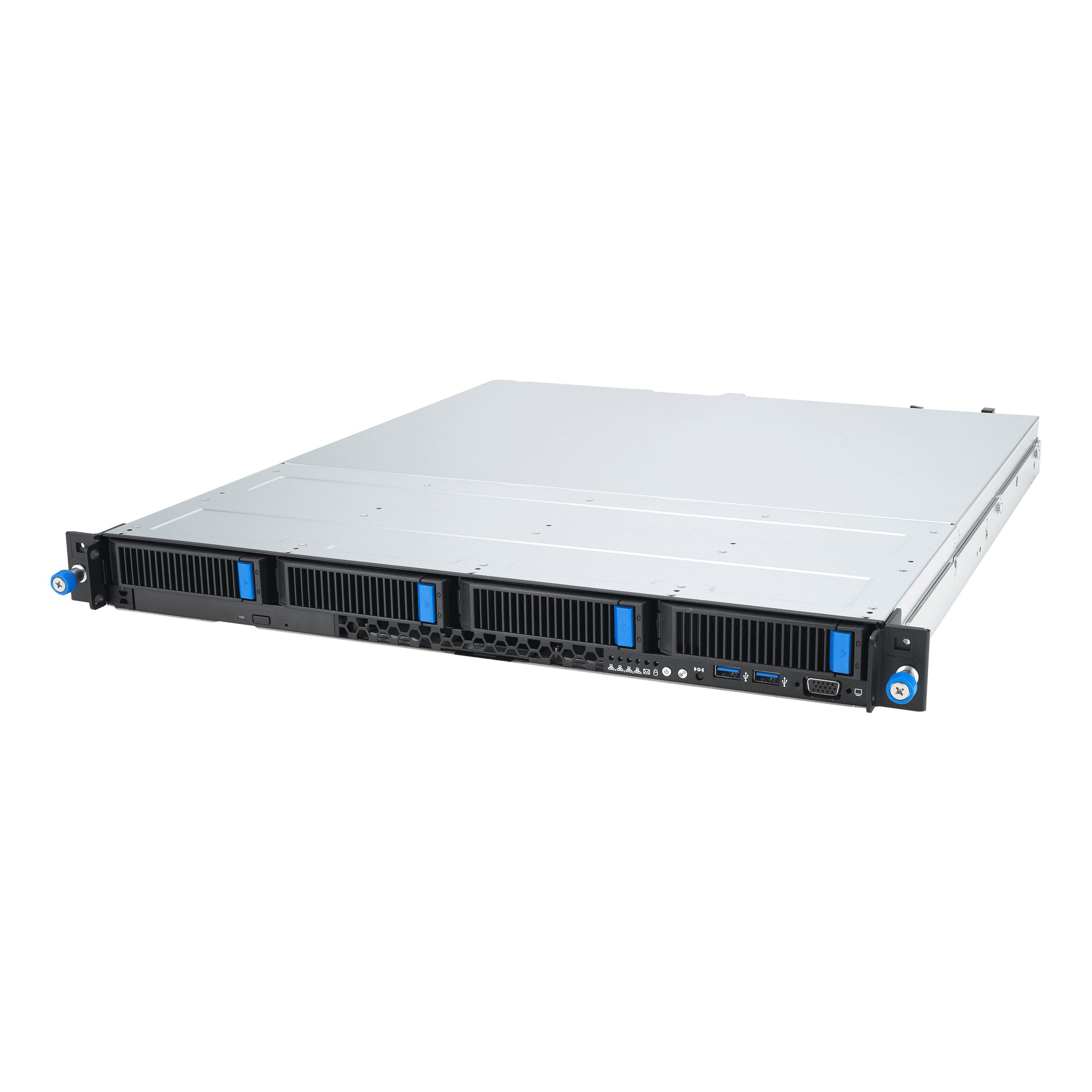 Server ASUS RS300-E12-RS4, Rack 1U, Intel Xeon E-2434 (4 C / 8 T, 3.40 GHz - 5.00 GHz, 12 MB cache, 55 W), 32 GB DDR5, 4 x 16 TB HDD + 1 x 1 TB SSD, Fara, 5 x LFF, Fara, 2 x 450 W, Windows Server 2025 Standard