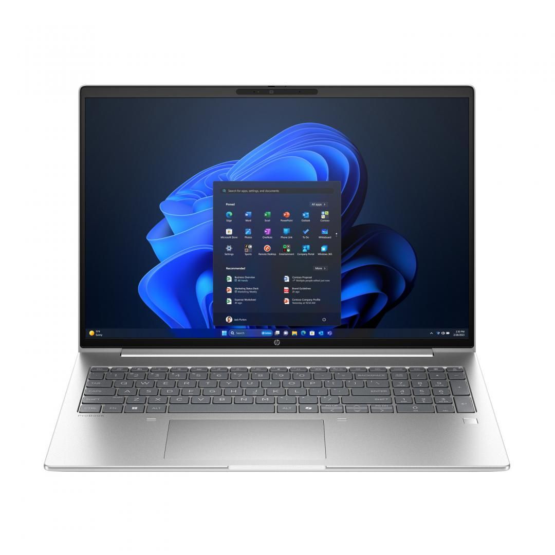 Laptop HP ProBook 4 G2i E06HJET, 16.0 inch 1920 x 1200, Intel Core 7 350 (6 C / N/A T, 1.5 GHz - 4.8 GHz, 6 MB cache, N/A), 24 GB DDR5, 512 GB SSD, Intel Intel Graphics, Windows 11 Pro, Tastatura N/A, Pike Silver