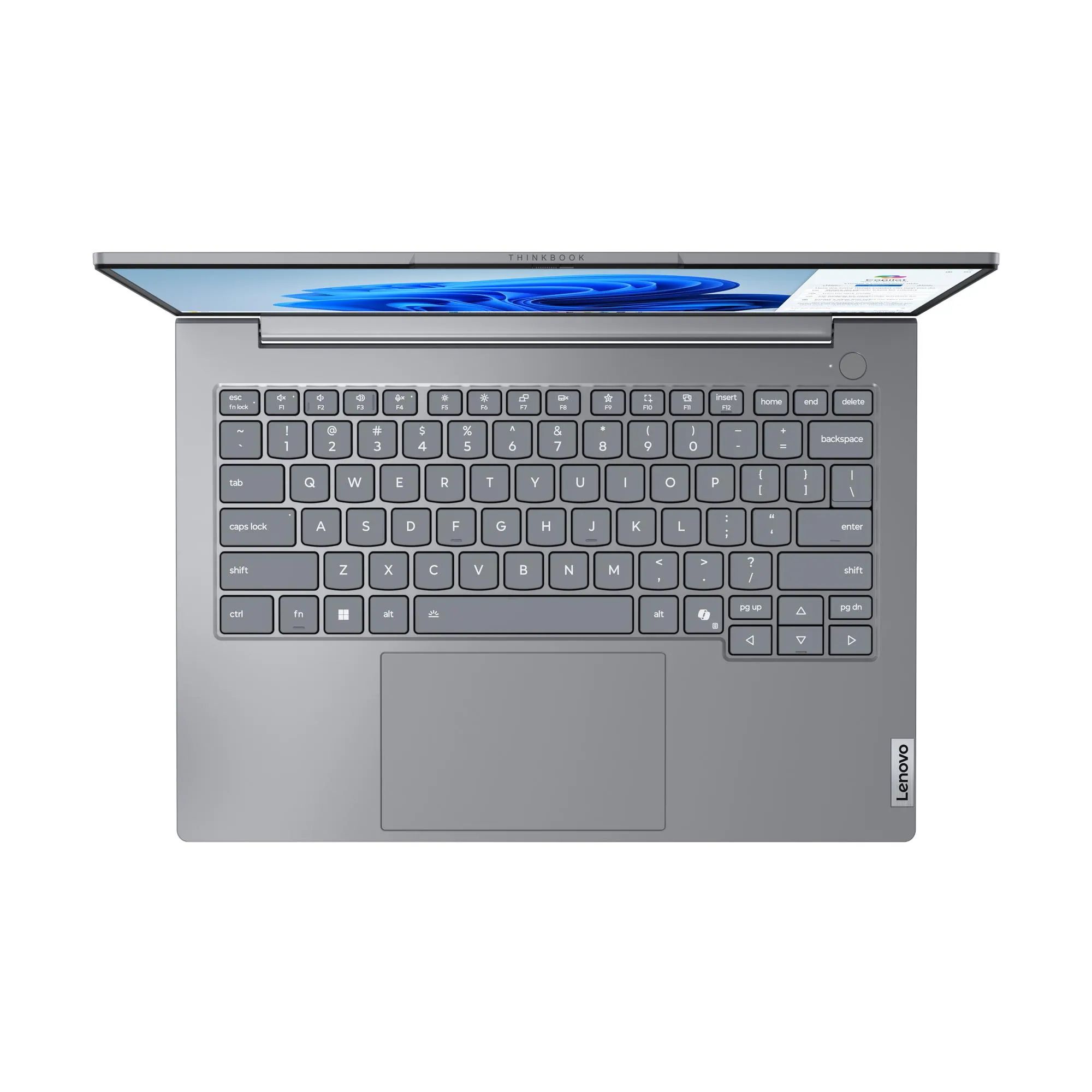 Laptop Lenovo ThinkBook 14 G8 IAL 21SJ008YRI, 14 inch 1920 x 1200, Intel Core Ultra 7 - 255H (16 C / 16 T, N/A - 5.1 GHz, 24 MB Intel® Smart Cache cache, N/A), 16 GB DDR5, 512 GB SSD, Intel Intel Arc 140T, Free DOS, Tastatura English (EU), Arctic Grey