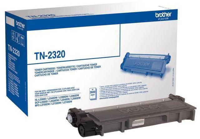 Cartus toner Brother TN2320 ,Negru ,2600 pagini ,Original (TN2320) 