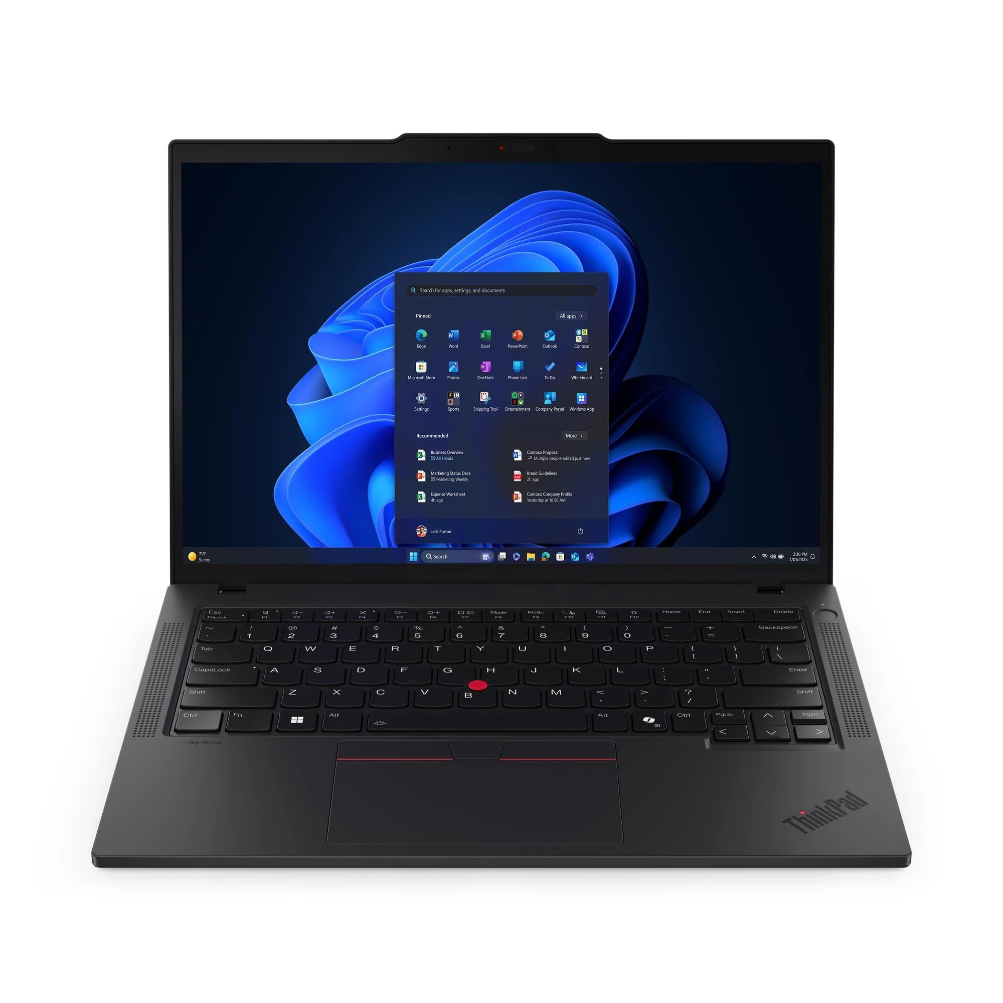 Laptop Lenovo ThinkPad T14 Gen 6 21QC0063GE, 14 inch 2880 x 1800 Touchscreen, Intel Core ultra 7 255U (12 C / 14 T, 1.5 GHz - 4.8 GHz, 12 MB Intel Smart Cache cache, 15 W), 32 GB DDR5, 1 TB SSD, Intel Intel Graphics, Windows 11 Pro, Tastatura Germana, Negru