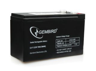 ACUMULATOR UPS GEMBIRD 12V / 7Ah, terminal F2(T2),  BAT-12V7AH  (include TV 0.5 lei)
