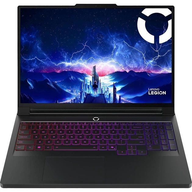 Laptop Lenovo Legion Pro 7 16IAX10H 83F500RCRM, 16 inch 2560 x 1600, Intel Core ultra 9 290HX (24 C / 24 T, 2.1 GHz - 5.4 GHz, 36 MB cache, 55 W), 32 GB DDR5, 1 TB SSD, Nvidia Geforce RTX 5080, Free DOS, Tastatura US, Negru