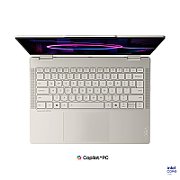 Laptop Lenovo Yoga 7 2-in-1 14IPH11 83TC0085RM, 14 inch 1920 x 1200 Touchscreen, Intel Core Ultra 5 322 (6 C / 6 T, N/A - 4.4 GHz, 12 MB Intel® Smart Cache cache, N/A), 16 GB LPDDR5x, 512 GB SSD, Intel Intel Graphics, Windows 11 Home, Tastatura English, Seashell