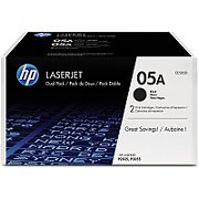 Cartus toner HP CE505D ,Negru ,2x2300 pagini ,Original (05A) 