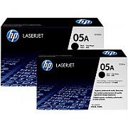 Cartus toner HP CE505D ,Negru ,2x2300 pagini ,Original (05A) 