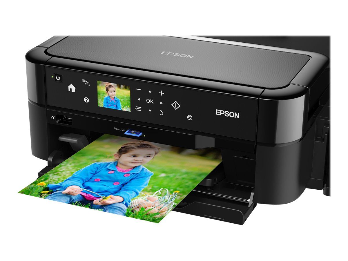 Imprimanta inkjet ciss color Epson L810, A4, USB 2.0, 37 ppm negru, 38 ppm color