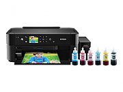 Imprimanta inkjet ciss color Epson L810, A4, USB 2.0, 37 ppm negru, 38 ppm color