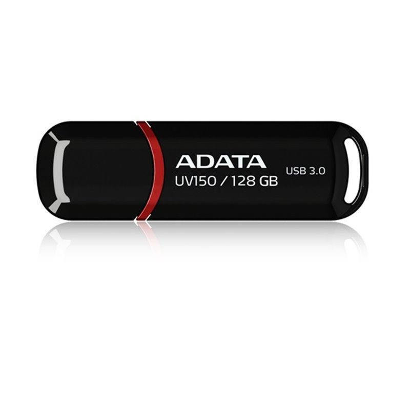 MEMORIE USB 3.2 ADATA 128 GB, cu capac, carcasa plastic, negru,  AUV150-128G-RBK  (include TV 0.02 lei)