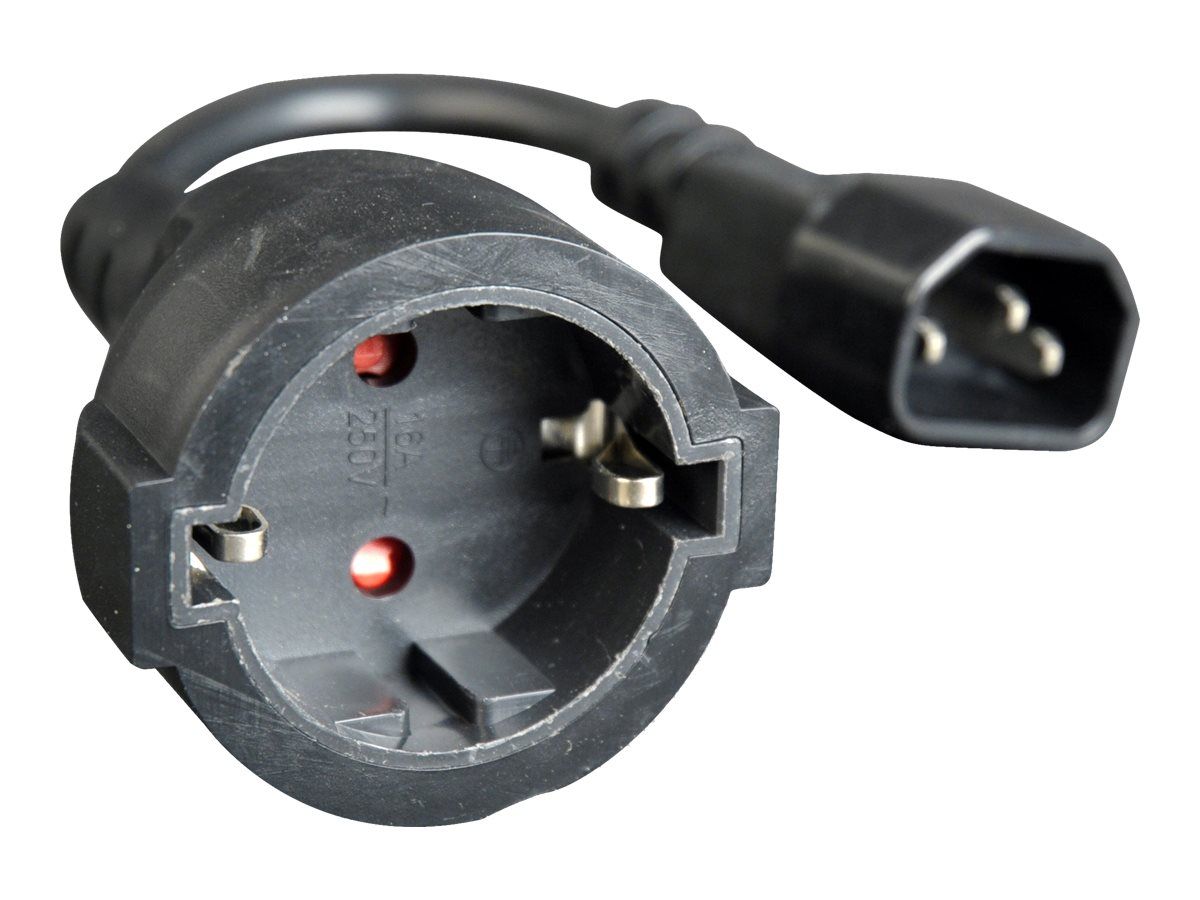 GEMBIRD PC-SFC14M-01 power adapter cord C14 male -> schuko female