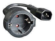 GEMBIRD PC-SFC14M-01 power adapter cord C14 male -> schuko female