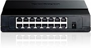 TP-LINK TPLINK TL-SF1016D TP-Link 16-port 10/100M Desktop Switch,16 10/100M RJ45 ports, Plastic case