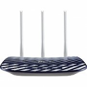 TP-LINK Router Wireless TP-Link ARCHER C20, 1xWAN 10/100, 4xLAN 10/100, 3 anteneexterne, dual-band AC750 (433/300Mbps), Buton WirelessON/OFF,buton WPS
