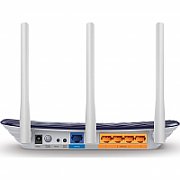 TP-LINK Router Wireless TP-Link ARCHER C20, 1xWAN 10/100, 4xLAN 10/100, 3 anteneexterne, dual-band AC750 (433/300Mbps), Buton WirelessON/OFF,buton WPS