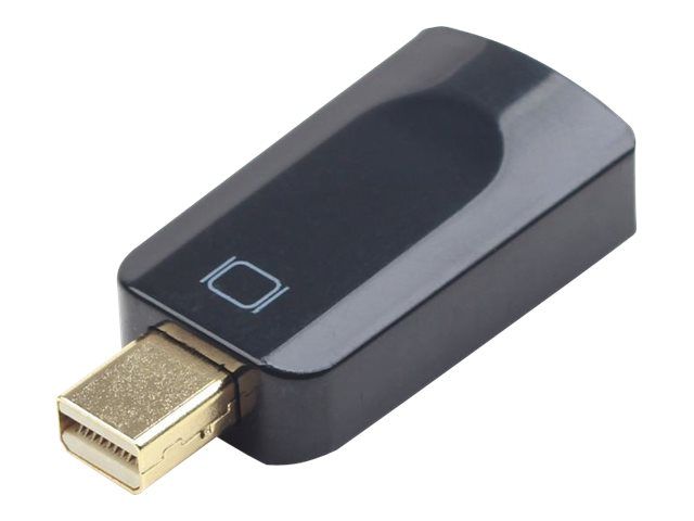 ADAPTOR video GEMBIRD, Mini-DisplayPort (T) la HDMI (M), rezolutie maxima Full HD (1920 x 1080) la 60Hz, black,  A-mDPM-HDMIF-01  (include TV 0.06 lei)