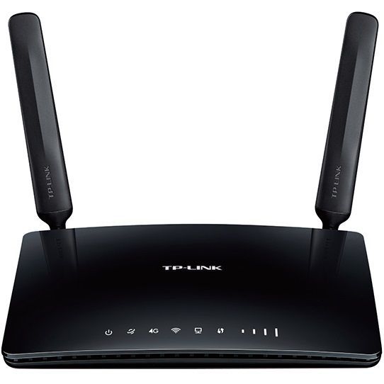 TP-LINK Router Wireless TP-Link ARCHER MR200, 1xLAN/WAN 10/100, 3xLAN10/100 ,3antene WiFi interne, 2 antene 4G LTE externe, 1 SIM card slot,dual-bandAC750 (300/433Mbps), 3G/4G, Buton Wireless/Power/LedON/OFF ,butonWPS/Reset