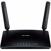 TP-LINK Router Wireless TP-Link ARCHER MR200, 1xLAN/WAN 10/100, 3xLAN10/100 ,3antene WiFi interne, 2 antene 4G LTE externe, 1 SIM card slot,dual-bandAC750 (300/433Mbps), 3G/4G, Buton Wireless/Power/LedON/OFF ,butonWPS/Reset