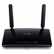 TP-LINK Router Wireless TP-Link ARCHER MR200, 1xLAN/WAN 10/100, 3xLAN10/100 ,3antene WiFi interne, 2 antene 4G LTE externe, 1 SIM card slot,dual-bandAC750 (300/433Mbps), 3G/4G, Buton Wireless/Power/LedON/OFF ,butonWPS/Reset