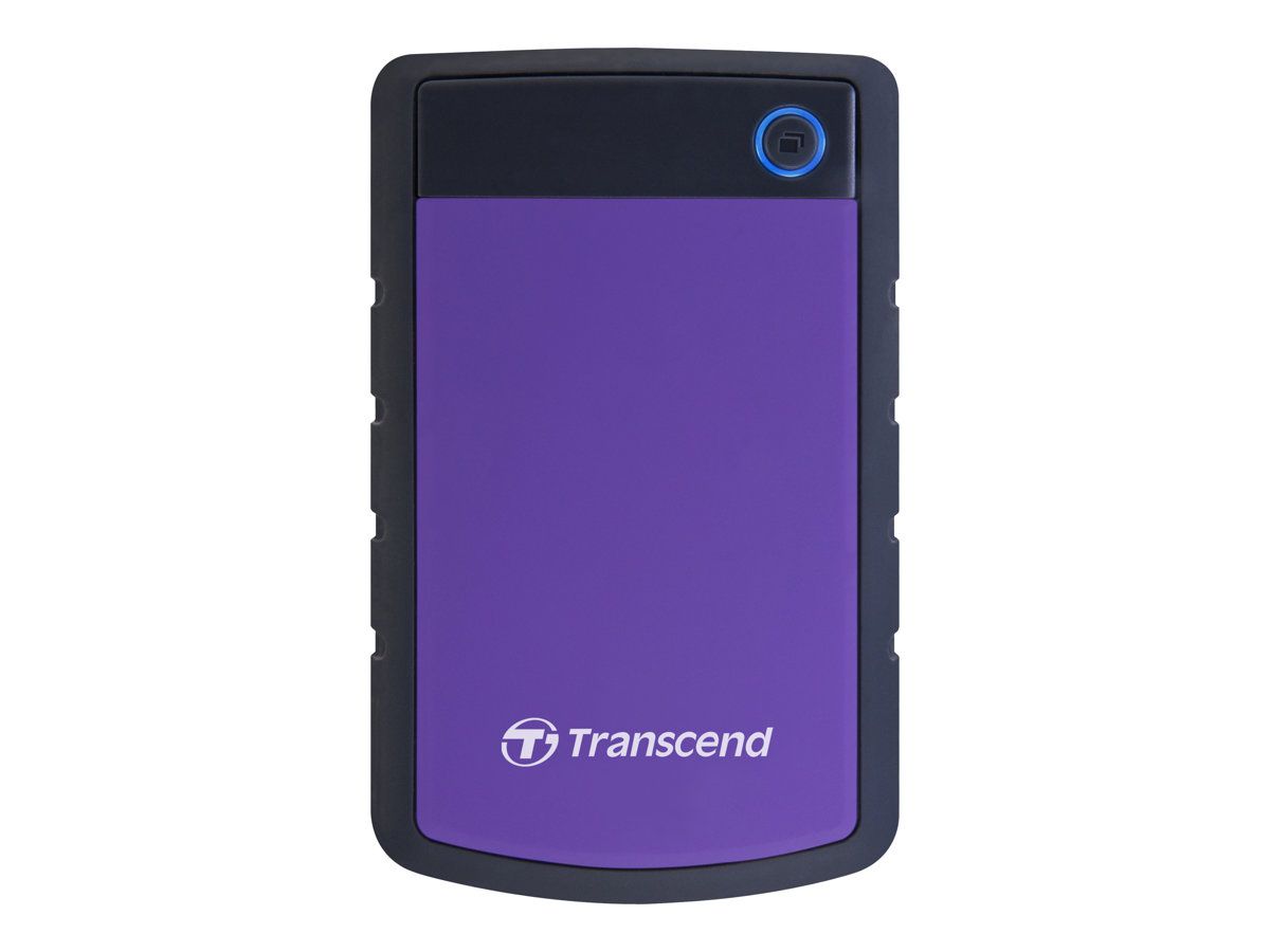 Transcend TRANSCEND TS2TSJ25H3P Transcend HDD extern 25H3P 2.5 2TB USB3.0, sistem cu tripla protectie la soc