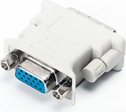 ADAPTOR video SPACER, DVI-I DL (T) la VGA (M), alb,  SPA-DVI-VGA  (include TV 0.06 lei)