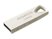 MEMORIE USB 2.0 ADATA 64 GB, clasica, carcasa aliaj zinc, argintiu,  AUV210-64G-RGD  (include TV 0.03 lei)